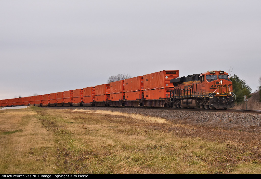 BNSF 6525 Schneider Train